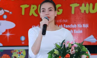 Hà Hồ và trẻ em da cam