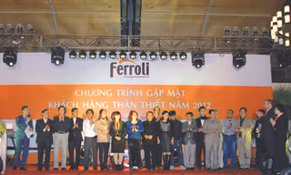 Hội nghị khách hàng Ferroli: Trao bằng xuất sắc cho 50 đại lý, cửa hàng