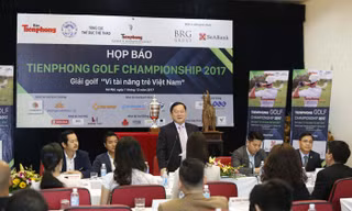 Toàn cảnh buổi họp báo Golf Tiền Phong Championship 2017 