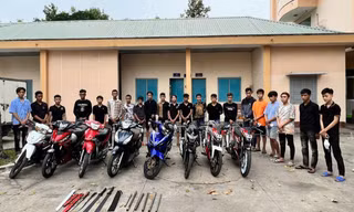 Hàng chục thanh niên hỗn chiến vì xích mích trên mạng của hai cô gái 