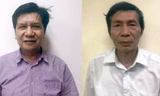 Bị can Trần Ngọc Hà và Lâm Chí Quang