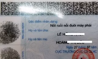 Chính thức bỏ ghi tên cha, mẹ trên CMND