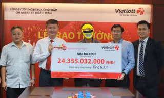 Ông N.T.T người giấu gia đình đi nhận thưởng Vietlott 24 tỷ đồng