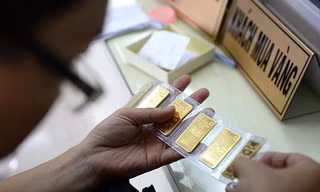Giá vàng tiếp tục giảm sâu. Ảnh minh họa