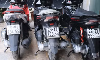 Ba chiếc Honda Airblade biển số đẹp rao bán nửa tỷ đồng