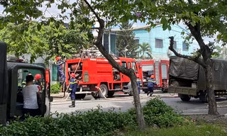 TP HCM: Cảnh sát dùng flycam chữa cháy ở KCX Linh Trung 1