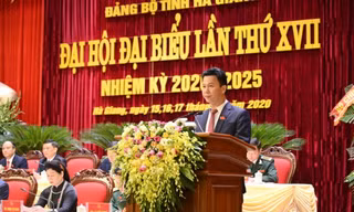 Ông Đặng Quốc Khánh tái đắc cử Bí thư Tỉnh uỷ Hà Giang với số phiếu tuyệt đối