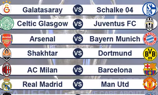 Vòng 1/8 Champions League: Quỷ đỏ đụng Kền kền