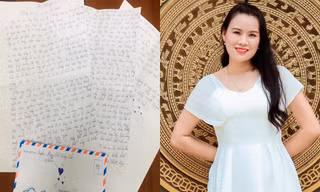 Học trò rưng rưng đọc bức thư tay gửi trọn tâm tình của cô giáo trẻ