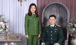 Chồng bộ đội, vợ công an chia sẻ bí quyết giữ hôn nhân hạnh phúc 