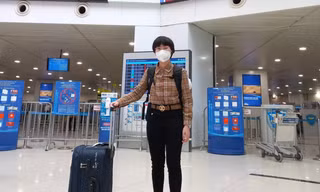 Nữ quán quân Olympia Nguyễn Thị Thu Hằng lên đường du học Úc