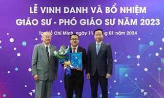 Nhà khoa học đạt giải thưởng Quả Cầu Vàng nhận bổ nhiệm Phó Giáo sư ở tuổi 35