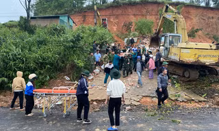Dự báo mưa lớn vẫn kéo dài ở Lâm Đồng, nguy cơ gây ngập úng sạt lở