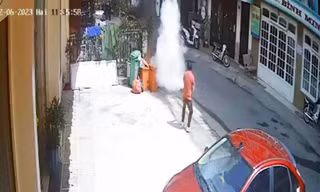 Người đàn ông ở TP Đà Lạt tự thiêu trước nhà