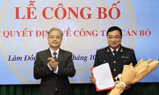 Bổ nhiệm Cục trưởng Cục Thi hành án Dân sự tỉnh Lâm Đồng 