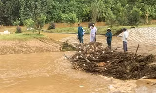 Du lịch trải nghiệm ở Làng Cù Lần, 4 du khách bị lũ cuốn trôi