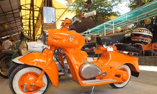 Một trong số 2 chiếc Moto Rumi hàng hiếm góp mặt tại sự kiện.