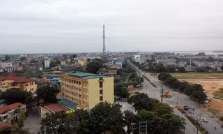 Một góc TP Việt Trì ngày nay - tỉnh lỵ, trung tâm chính trị, kinh tế, văn hóa của Phú Thọ.