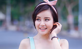 Phong cách nhí nhảnh của Vy Oanh 