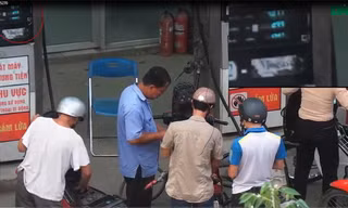 Vạch trần trò gian lận tinh vi của nhân viên bán xăng