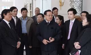 Bí thư Thành ủy Hà Nội kiểm tra các khu đô thị mới