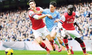  Arsenal khó cản Man City tiến đến chức vô địch. Ảnh: Eveningnews