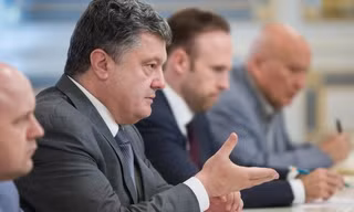 Tổng thống Ukraine Petro Poroshenko. (Nguồn: AFP/TTXVN) 