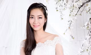 Cô gái quê lúa dự thi Hoa Hậu