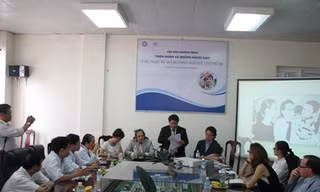 Quang cảnh buổi họp báo