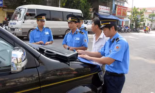 Lực lượng thanh tra giao thông. Ảnh: Minh họa