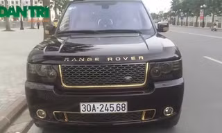 Ngắm siêu xe Range Rover độ vàng của đại gia đất mỏ