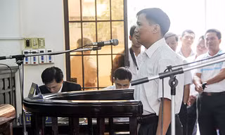 Hình ảnh tại phiên xử nguyên đại uý CSGT bắn chết sếp