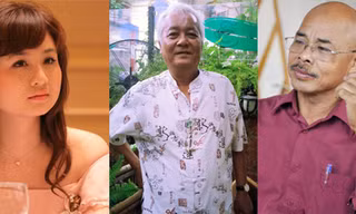 Các diễn viên Vi Cầm, Duy Thanh, Hán Văn Tình ngoài đời