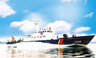 Tàu tuần tiễu cao tốc TT-120. Ảnh: Cảnh sát biển.