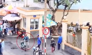 Đóng kịch hết xăng để xin tiền chích ma tuý