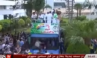 Đội Algeria trở về nhà như những nhà vô địch
