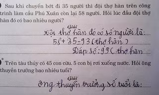 Đề Toán đang khiến dân mạng xôn xao 