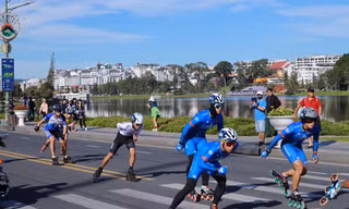 350 VĐV tranh tài tại Giải đua Roller Sports các đội mạnh quốc gia năm 2023 