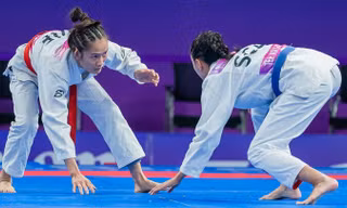 VĐV môn vật giành huy chương jujisu tại Asiad 19
