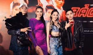 Bảo Anh diện áo crop top, tự tin khoe cơ bụng và vòng eo “con kiến” tại sự kiện ra mắt MV