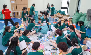 Hà Nội: Học sinh, sinh viên gom hơn 6 tấn giấy, lan tỏa ý thức bảo vệ môi trường