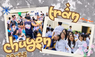 TP.HCM: Teen 2K7 Trần Chuyên rộn ràng hội trại khối đánh dấu cột mốc trưởng thành