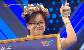 Nữ sinh Quảng Trị giành vòng nguyệt quế cuộc thi tuần Đường Lên Đỉnh Olympia 