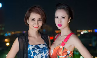 Vũ Ngọc Anh gợi cảm 'đọ sắc' cùng đàn chị Mai Thu Huyền