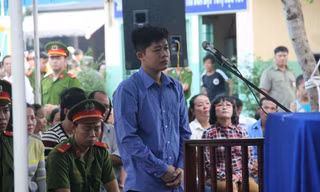 Bị cáo Vui tại phiên tòa. Ảnh T.Châu.