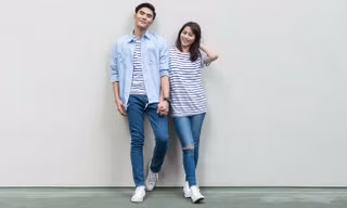 Quán quân Next Top và bạn gái ngọt ngào với thời trang đôi
