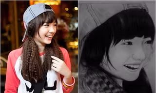 Hot girl Thái Lan 10X khoe ảnh cực iu do fans vẽ