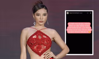 Hoa hậu Kỳ Duyên lên tiếng về nghi vấn cố tình vắng mặt ở họp báo đăng quang Miss Fitness Việt Nam