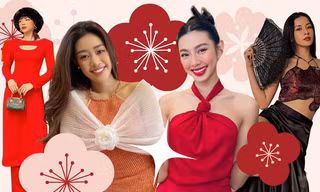 Mỹ nhân Việt lên đồ đầu năm mới: Tóc Tiên diện áo cắt xẻ táo bạo, Thùy Tiên khoe vai trần