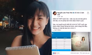 Trải lòng về điểm thi tốt nghiệp năm 2018, Thảo Tâm Mắt Biếc nhận hàng nghìn lượt thả tim